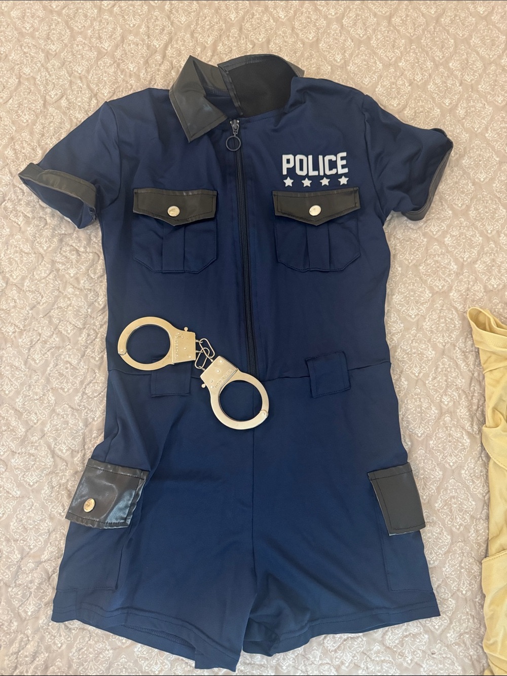 Halloween costume Police 👮🏻 Romper with Handcuff Accessory